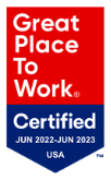 Certified Great Place to Work award logo